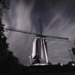 Onze molen bij avond, gemaakt door Hans Broeksteeg, foto winnaar van 2023 nr. 20230917